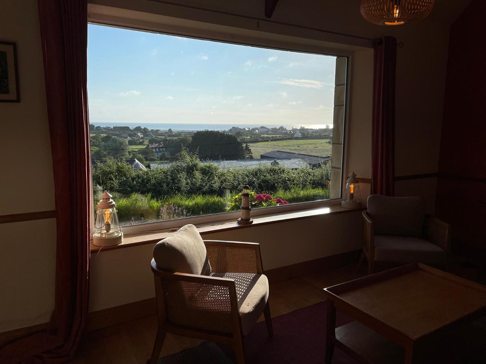 Maison De Charme Vue Sur Mer Pour 6 Pers Quinéville エクステリア 写真